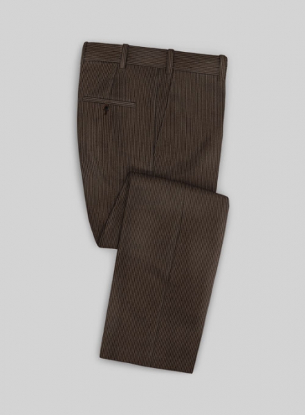 Dark Brown Corduroy Suit