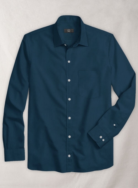 Venice Blue Stretch Twill Shirt