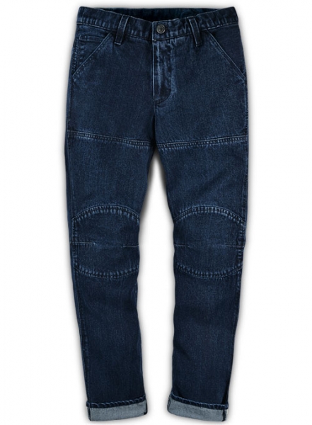Alexis Indigo Blue Biker Jeans