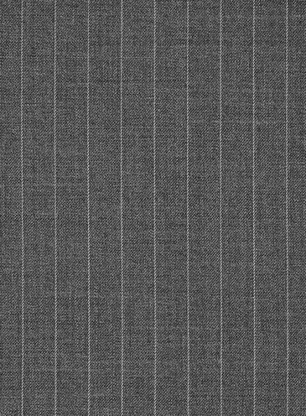 Chalkstripe Wool Gray Pants
