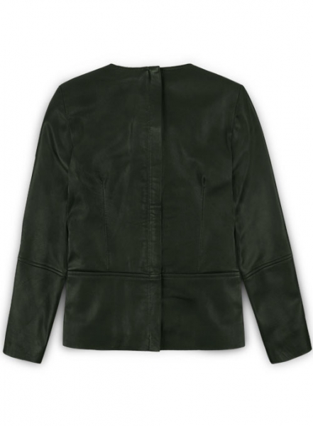 Soft Deep Olive Leather Top Style # 63
