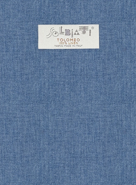 Solbiati Denim Light Blue Linen Jacket