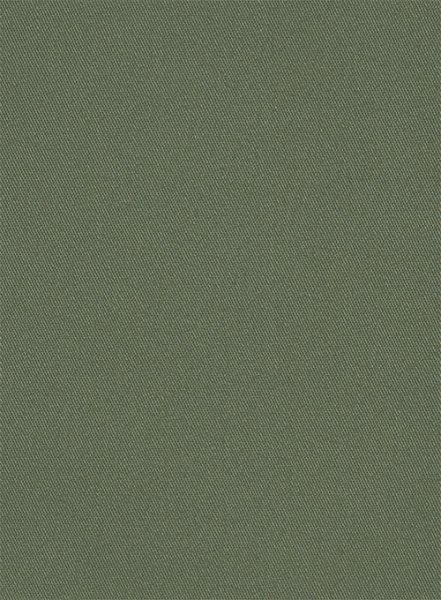Green Cotton Power Stretch Chino Jeans