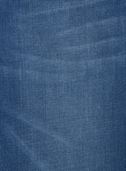 Marina Blue Stretch Stone Wash Whisker Jeans
