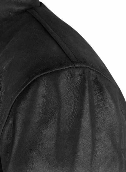 Distressed Black Californication 3 Hank Moody Leather Jacket