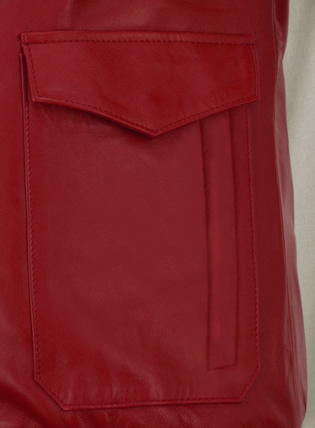 Cherry Red Drake Graham Toronto Film Festival Leather Jacket