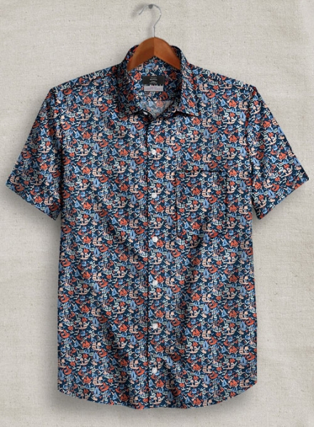 Liberty Salome Cotton Shirt - Half Sleeves