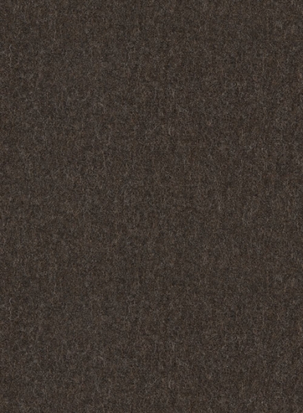Coffee Brown Flannel Wool Jacket