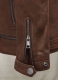 Ironwood Spanish Brown Biker Leather Jacket
