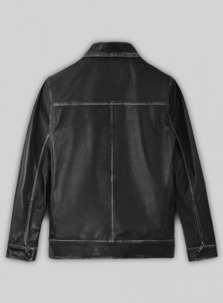 Rubbed Black Jason Bateman Leather Jacket