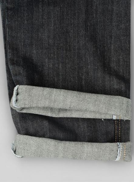 Deadly Dark Blue Hard Washed Jeans Scrape Whisked - Look # 320