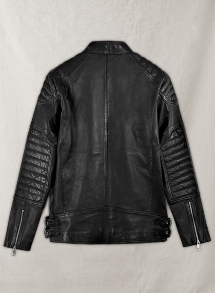 Shotgun Black Moto Leather Jacket