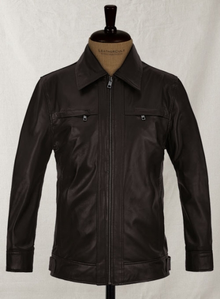 Soft Dark Brown Don Cheadle Traitor Leather Jacket