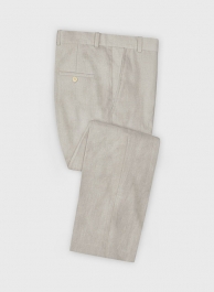 Pure Barn Beige Linen Pants