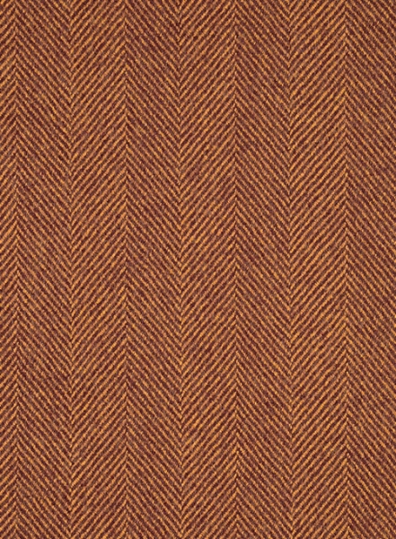 Italian Wide Herringbone Russet Tweed Jacket