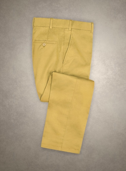 Caccioppoli Cotton Gabardine Yellow Suit