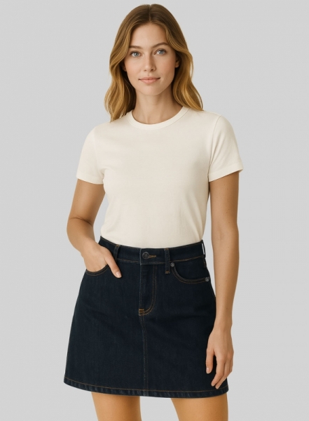 Custom Denim Skirt - Non Stretch