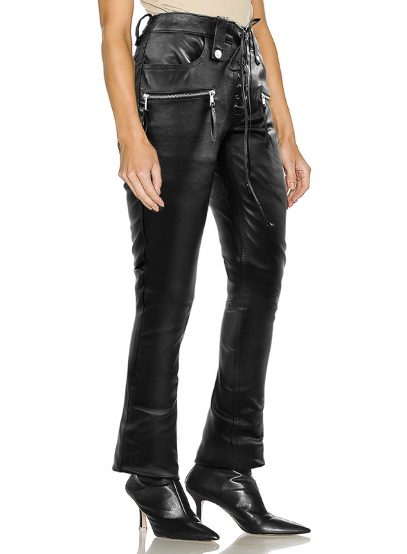Bella Thorne Leather Pants