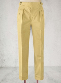 Light Khaki Chino Gurkha Trousers