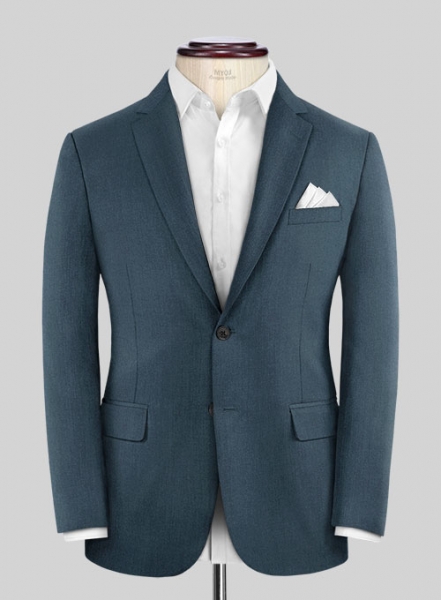 Reda Ebony Blue Wool Jacket