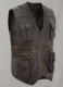 Soft Louis Brown Washed & Wax Chris Pratt Jurassic World Vest
