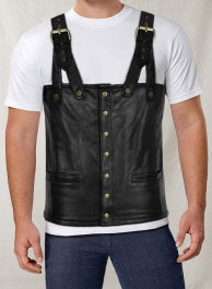 Tupac Suspender Leather Vest Tupac Suspender Leather Vest