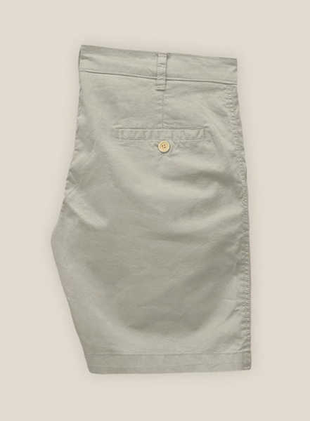 Slate Green Stretch Chino Shorts