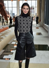 Kendall Jenner Leather Shorts Kendall Jenner Leather Shorts