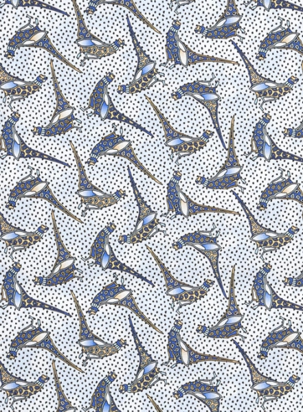 Italian Birds Cotton Shirt - Half Sleeves