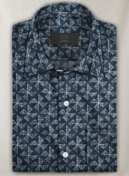 Italian Wind Mill Cotton Shirt