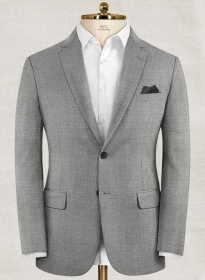 Stretch Mid Gray Wool Jacket