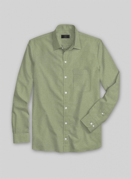 Basil Dust Stretch Poplene Shirt
