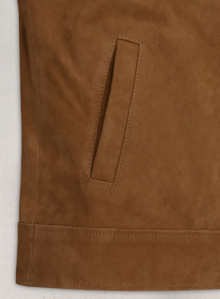 John Krasinski Suede Jacket