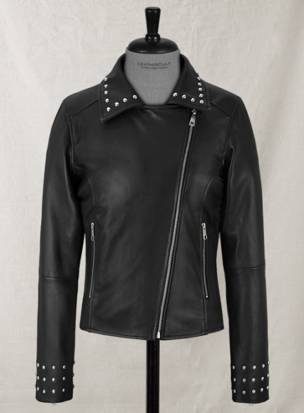 Eva Studded Leather Jacket