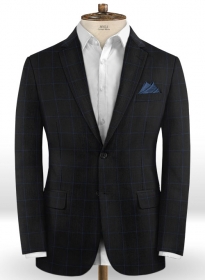 Napolean Fissa Black Wool Jacket