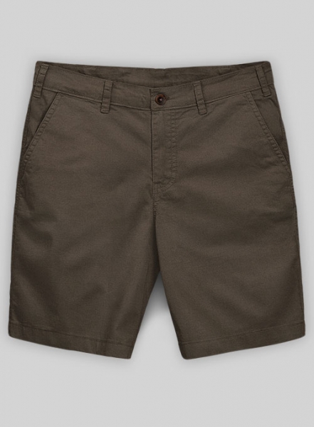 Brown Summer Weight Chino Shorts