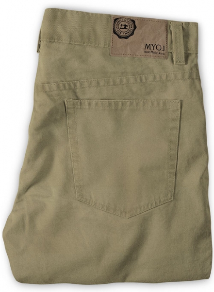 Summer Weight Stone Khaki Chino Jeans