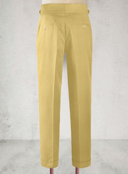 Light Khaki Chino Gurkha Trousers