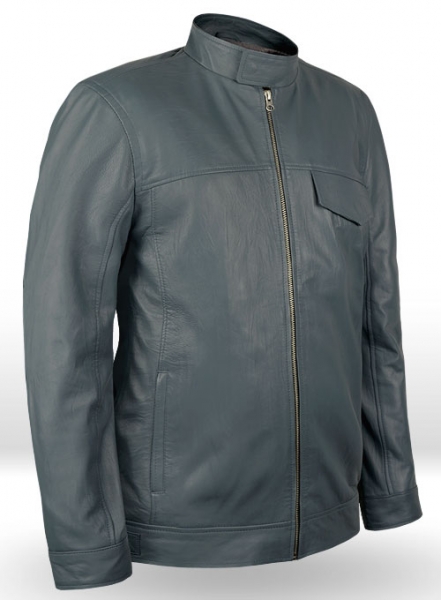 Soft Sherpa Gray Washed & Wax Shia Labouf Transformers 3 Jacket