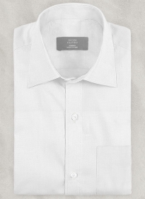 Italian Cotton White Kapra Shirt
