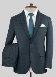 Reda Ebony Blue Wool Suit