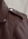 Beast Burgundy Biker Leather Jacket