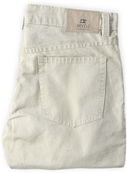 Light Beige Stretch Chino Jeans