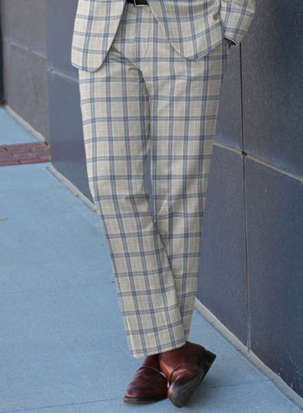 Napolean Arita Light Gray Wool Pants