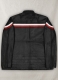 Black Leather Jacket #882 - 3XL