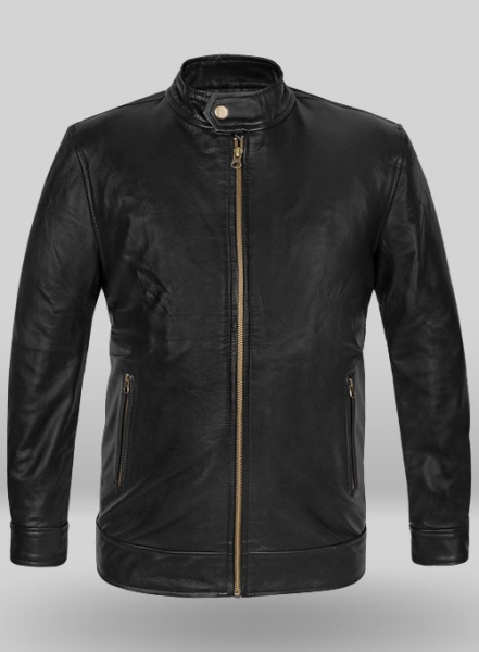 Black Zac Efron Baywatch Leather Jacket