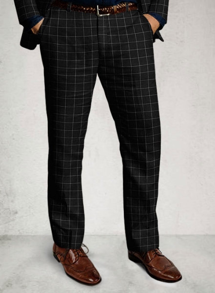 Italian Linen Onzale Checks Pants
