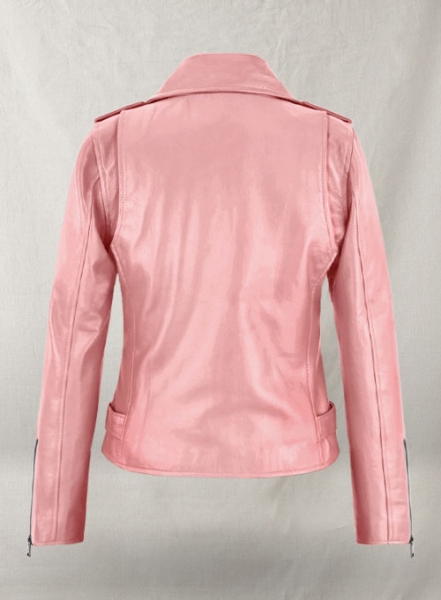 Light Pink Gwen Stefani Leather Jacket