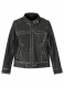 Rubbed Charcoal Leather Jacket # 217
