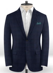 Napolean Fissa Blue Wool Jacket